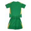 Conjunto (Camiseta+Pantalón Corto) Portero España Euro 2024 Verde - Niño